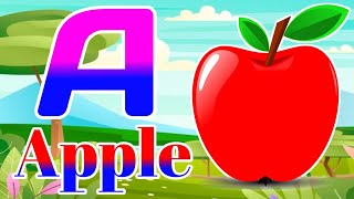 A for apple  अ से अनार  abcd  phonics song  a for apple b for ball c for cat  abcd song  abcde [upl. by Eirena]