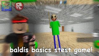 THIS GAME IS CRAZY  Baldis Basics Test Game [upl. by Gauldin603]