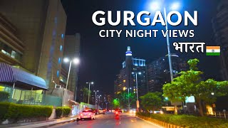 New India – This is Gurgaon  Golf Course Road  Cyber City  Amazing Night Views  Modern India [upl. by Fulvi]