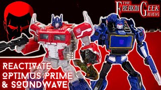 Reactivate OPTIMUS PRIME amp SOUNDWAVE EmGos Transformers Reviews N Stuff [upl. by Hourihan109]