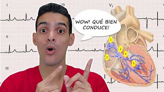 ¡El SISTEMA de CONDUCCIÓN ELÉCTRICA del CORAZÓN ANATOMÍA y FISIOLOGÍA [upl. by Rickard]