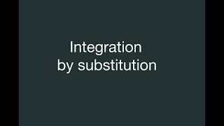 live lec8 integration by substitution method calculus [upl. by Armitage661]