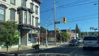 DRIVING AROUND DOWNTOWN HACKETTSTOWN NJ 2020 [upl. by Ardnaskela]