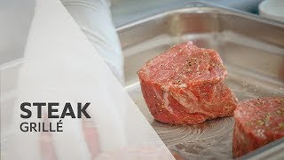 Recette Steak grillé  RATIONAL SelfCookingCenter [upl. by Granville]