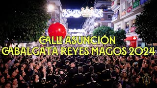 4K CALLE ASUNCIÓN CABALGATA REYES MAGOS 2024  Desde Triana  Virgen de los Reyes [upl. by Oatis]