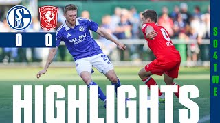 Starkes REMIS gegen Twente  HIGHLIGHTS  FC Schalke 04  FC Twente 00 [upl. by Anaira]