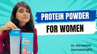 Protein Powder for Women  Benefits of protein powder Collagen for skin  Biotin for hair  Review [upl. by Nuavahs]