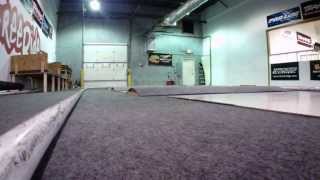 Dromida SC4 18 indoor carpet track Jumping Test at RC Outlet FL [upl. by Ainoloppa]