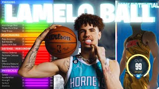 THE GREATEST LAMELO BALL BUILD IN NBA 2K24 THROW DIMES [upl. by Eseerehc615]