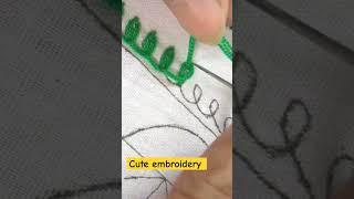 Most amazing embroidery tutorial for beginners embroidery embroderydesigns [upl. by Arracot]