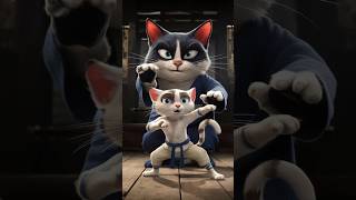 Karate cat 🥋 cat animals funny ai [upl. by Naujek122]