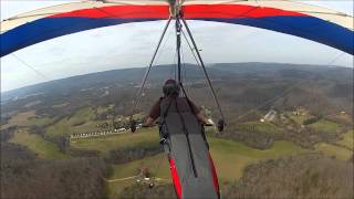 Hang Gliding Crash Lookout Mountain March 15 2014 [upl. by Saucy]