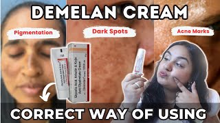 Can We Use Demelan Cream Everyday For Skin Brightening Pharmacy Brightening Cream Demelan [upl. by Ellebana]