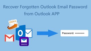 Recover Forgotten Outlook Email Password from Outlook App [upl. by Meuse]