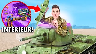 Jai Construit Une BASE SECRÈTE GAMING Dans Mon TANK [upl. by Ailana]