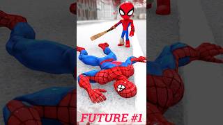 Spiderman looks to the future who is the impostor gta spiderman funny funnyvideo shorts [upl. by Eirollam]