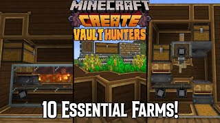 10 Essential Create Mod Farms for Vault Hunters 118 [upl. by Navi]