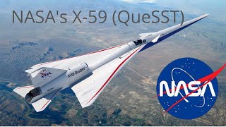 NASAs X59 Experimental Supersonic Jet [upl. by Roma]