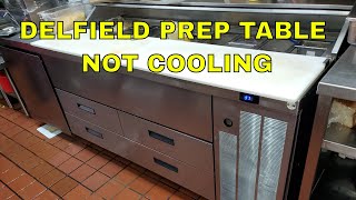 DELFIELD PREP TABLE NOT COOLING [upl. by Quentin]