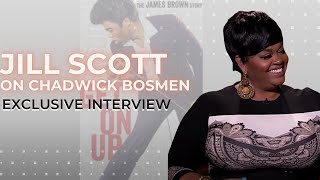 Jill Scott Chadwick Boseman Get On Up Interview [upl. by Eltsirk]