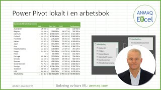 Power Pivot lokalt i en arbetsbok [upl. by Laraine955]