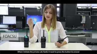 Hytera DMR Trunking System Feature Demo Video 2014 [upl. by Pernell]