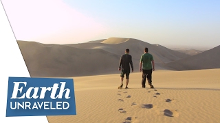 Sand dunes and Sandstorms  Huacachina Peru 🇵🇪 [upl. by Rednirah676]