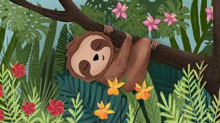 Mindful Breathing Meditation for Kids  Sloth Cartoon Video Relaxation Yoga for Children [upl. by Alejandro]