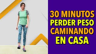 Entrenamiento de Caminata de 30 Min Para Bajar de Peso  Caminar en Casa [upl. by Ellenad]