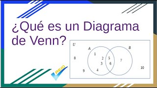 ¿Qué es un diagrama de Venn [upl. by Analaj]