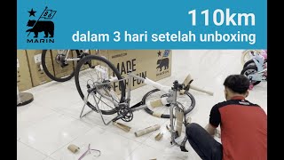 Unboxing dan review sepeda MARIN NICASIO [upl. by Ilrebmik]