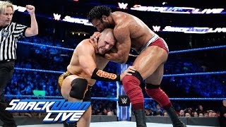 Mojo Rawley vs Dolph Ziggler SmackDown LIVE March 14 2017 [upl. by Oicafinob]