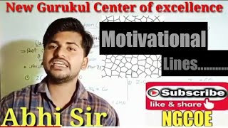 🔥🔥Motivational lines by Abhi Sir 🔥🔥🔥NGCOELife me kuc aisa kr jana [upl. by Derdlim14]