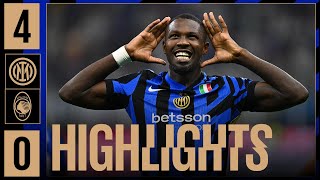 SHOWTIME 4️⃣🔥  INTER 40 ATALANTA  HIGHLIGHTS  SERIE A 2425 ⚫🔵🇬🇧 [upl. by Cam]