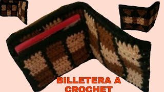 Patrón para tejer BILLETERAS a CROCHET 🧶 [upl. by Astto956]