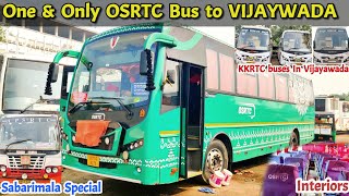 One amp Only OSRTC Odisha Bus to Vijaywada  Route  Interior Review sabarimala apsrtc vijayawada [upl. by Mussman]