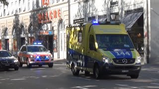 STREETPARADE Rettungsdienste aus ganz Zürich im Einsatz [upl. by Hulbard382]