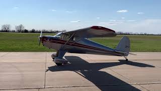 Flying a 1945 Luscombe 8A tailwheel airplane [upl. by Neall113]