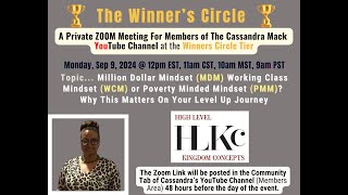 Youre Invited To Join Our Winners Circle ZOOM Meet Up On Monday 992024 at 12pm EST [upl. by Husch]