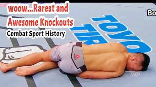 Rarest and Awesome Knockouts in the History of Combat Sports  MMA  boxing [upl. by Carlstrom]