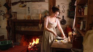 Making Dinner in 1820s America  Winter 1823 [upl. by Quitt]