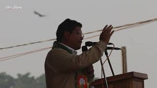 CHIEF MINISTER CONRAD K SANGMA  GIVING SPEECH AT ALL INDIA HAJONG CONFERENCE 2023 TANGABARI [upl. by Zerline]