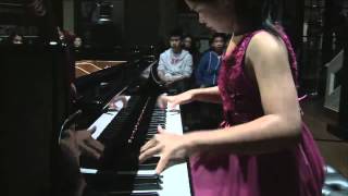 Annie 13 Plays Liszts quotUn Sospiroquot [upl. by Yerfoeg]