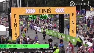 INGRID LUMISTE 3192 l SEB Tallinna Maraton 10km 2016 [upl. by Drucie]