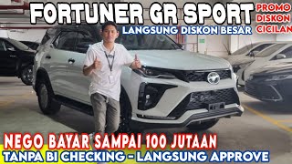 OBRAL MURAH TOYOTA FORTUNER 2024 TURUN HARGA ‼️ NEGO BAYAR MOBIL 100 JUTAAN [upl. by Bach872]