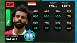 DLS24  Upgrade max Mohammad Salah  Dream league soccer 24 [upl. by Boor]