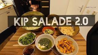 Kip Pesto salade in 1 min [upl. by Nedmac]