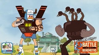 Regular Show Battle of the Behemoths  Allout Duel of Destruction Cartoon Network Games [upl. by Raynah719]