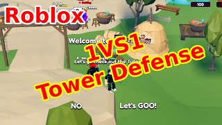 Roblox 1v1 Tower Defense  Terramon [upl. by Oninotna]