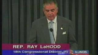 Retirement Announcement of Rep Ray LaHood Part 1 of 3 [upl. by Hanford576]